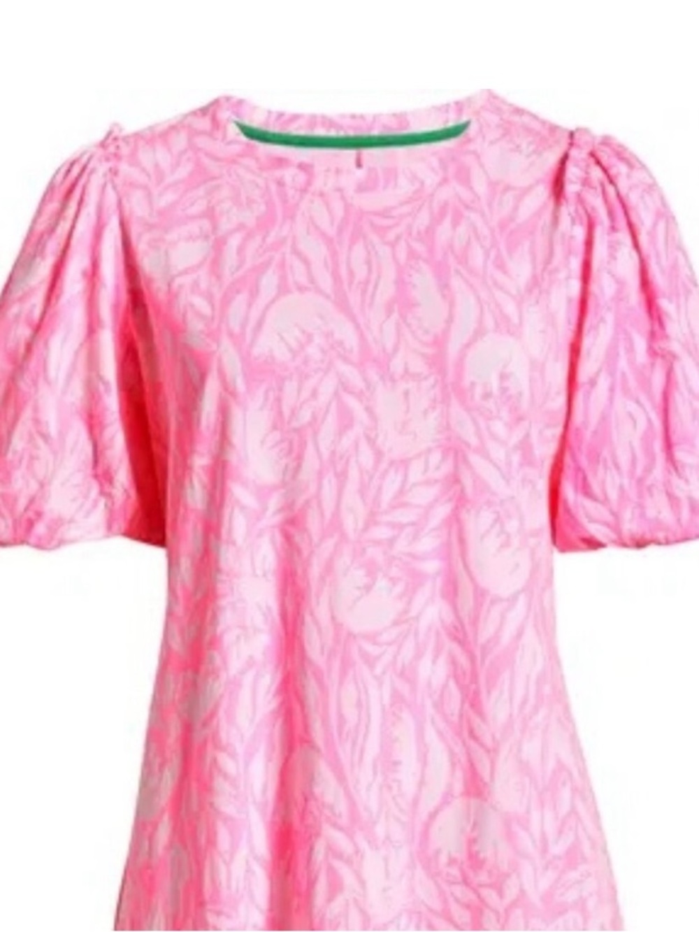 NWT Lilly Pulitzer Mercer Puff Sleeve Cotton T-Shirt
Dress Size XL - Picture 2 of 9